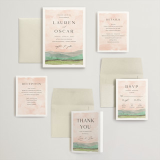 This is a northern wedding invitations with standard by Pixel and Hank called countryside printing on signature in grand