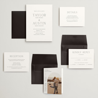 This is a cotton wedding invitations with standard by Vanessa Doyle called in love printing on signature in grand