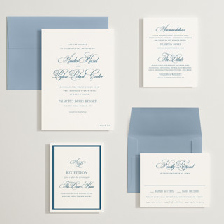 This is a ocean wedding invitations with standard by Kelly Schmidt called hilton printing on signature in grand