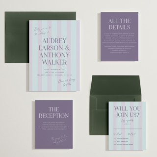 This is a slumber wedding invitations with standard by Pixel and Hank called ambrosial printing on signature in grand