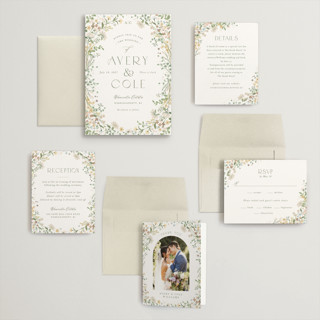 This is a lemongrass wedding invitations with standard by Jennifer Wick called avery printing on signature in grand