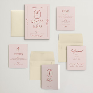 This is a wine wedding invitations with standard by Jen Ramsey called classic and floral printing on signature in grand