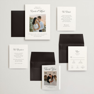 This is a snow wedding invitations with standard by Pixel and Hank called terra printing on recycled smooth signature in grand