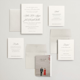 This is a classique wedding invitations with standard by Design Lotus called from this moment on printing on signature in grand