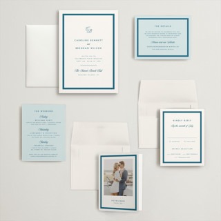 This is a ocean wedding invitations with standard by Kelly Schmidt called coast printing on signature in grand