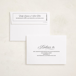 This is a cotton graduation announcements with standard by Kate Ahn called checked printing on signature in petite