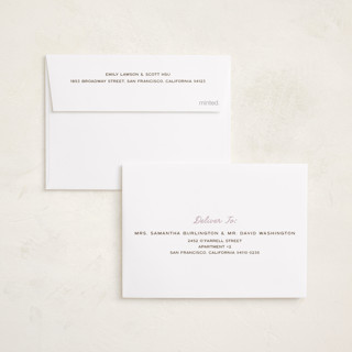 This is a blush graduation announcements with standard by Ani Somi called grad stripes printing on signature in petite