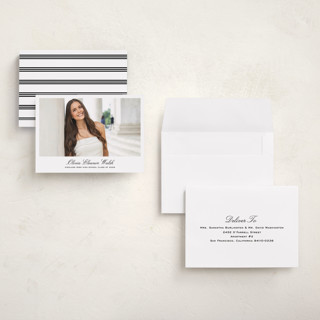 This is a ink graduation announcements with standard by Megan Davis called cecilie printing on signature in petite