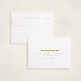 This is a aqua graduation announcements with standard by Baumbirdy called wavy frame printing on signature in petite