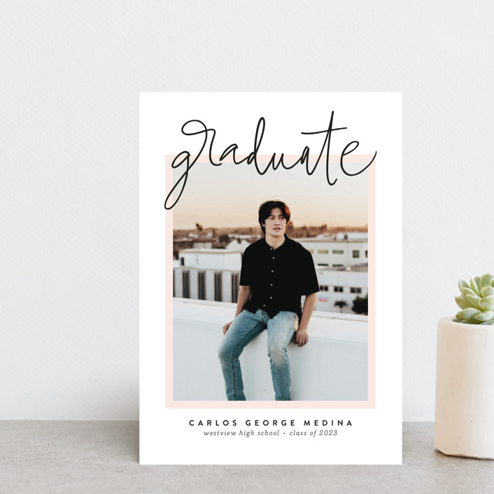 Signature Script Graduation Petite Cards by Jessica Williams | Minted