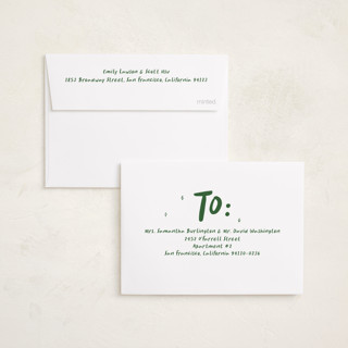 This is a avocado graduation announcements with standard by Vera Lim called playful printing on signature in petite
