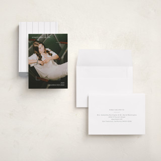 This is a cloud graduation announcements with standard by Meggy Masters called focus printing on signature in petite