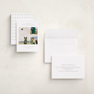 This is a snow graduation announcements with standard by Emily Sabol Goss called graduate gallery printing on signature in petite