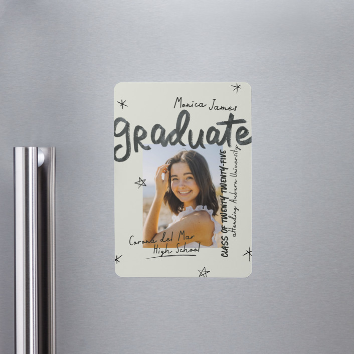 Marker Graduation Announcement Magnets by Stacey Day | Minted