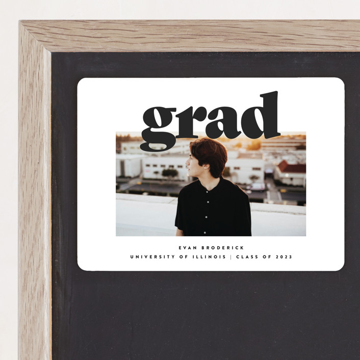 Bold Graduation Announcement Magnets By JoAnn Jinks Minted Bold graduation announcement magnets by joann jinks minted