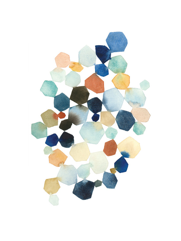 Wall Art Prints hexagon cluster wall art printsyao cheng | minted Wall Art Prints hexagon cluster wall art printsyao cheng | minted