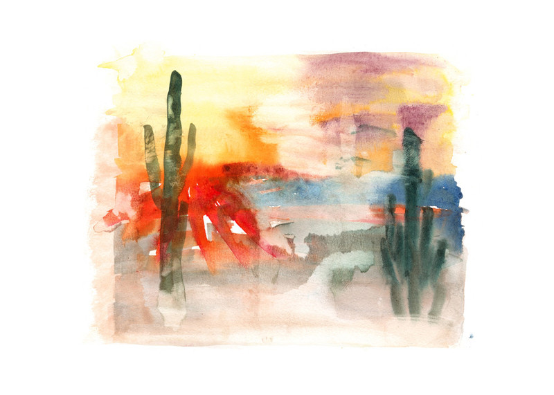 Desert Abstract Wall Art Prints By Sara Berrenson Minted