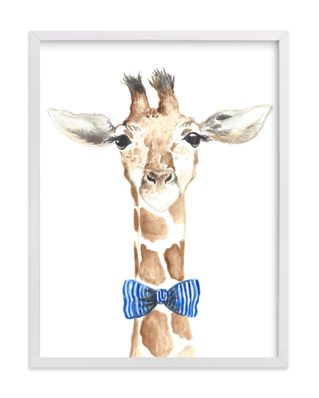 Dapper Giraffe Wall Art Prints By Kristin Dills Minted