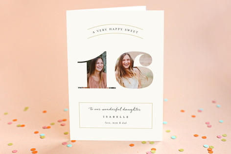 Sweet 16 Birthday Greeting Cards By Fatfatin Minted