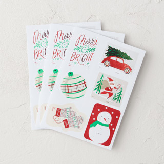 This is a festive custom stickers by Multiple Artists called classic holiday in sticker