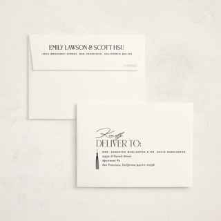 This is a ink graduation thank you cards with foil pressed by Jessica Corliss called stacked tassel printing on strathmore in standard