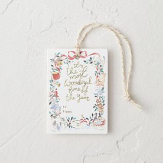 This is a elegant gift tags by Sarah Knight called 12 days of christmas in standard