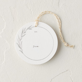 This is a ice gift tags by Kelly Schmidt called simple wreath in standard