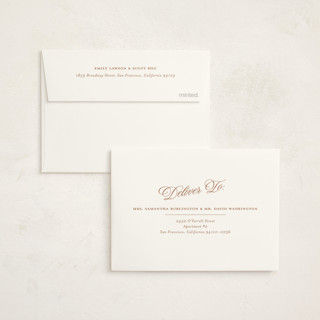 This is a pearl graduation thank you cards with standard by Paper Raven Co. called savannah script printing on strathmore in standard