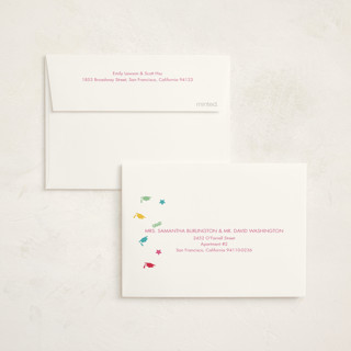 This is a multi graduation thank you cards with standard by Megan Cash called confetti drop printing on strathmore in standard