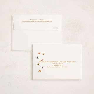 This is a desert graduation thank you cards with standard by Megan Cash called confetti drop printing on strathmore in standard