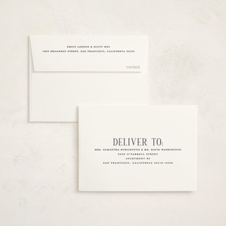 This is a navy graduation thank you cards with standard by Christy Hy Lee called classic layout printing on strathmore in standard