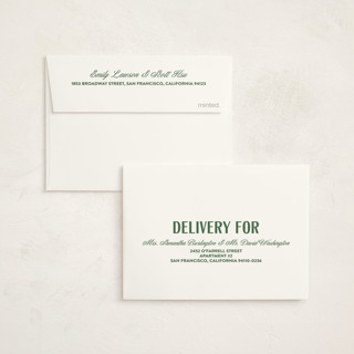 This is a butter graduation thank you cards with standard by Erin L. Wilson called the headliner printing on strathmore in standard