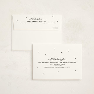 This is a butter graduation thank you cards with standard by Pixel and Hank called the modern printing on strathmore in standard