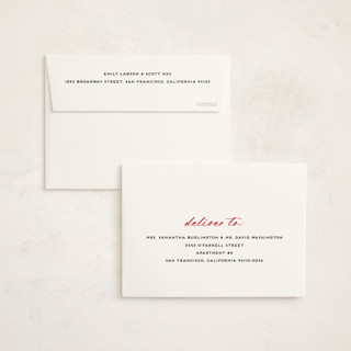This is a cherry graduation thank you cards with standard by Louise Kay called celebrate the grad printing on strathmore in standard