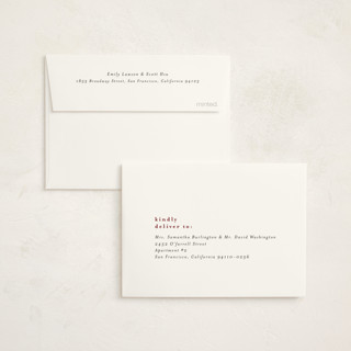 This is a crimson graduation thank you cards with standard by Deynaaz Daraei called naruna printing on strathmore in standard