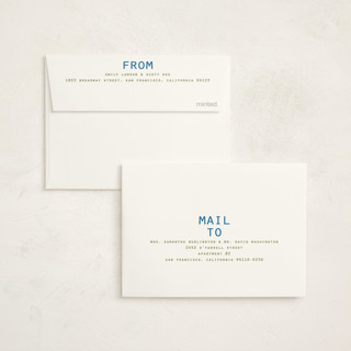 This is a sky graduation thank you cards with standard by Owl and Toad called degree printing on strathmore in standard