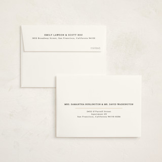 This is a snow graduation thank you cards with standard by Kaydi Bishop called balance printing on strathmore in standard