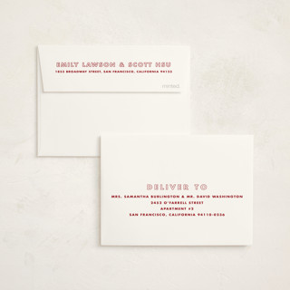 This is a garnet graduation thank you cards with standard by Sarah Curry called strength printing on strathmore in standard