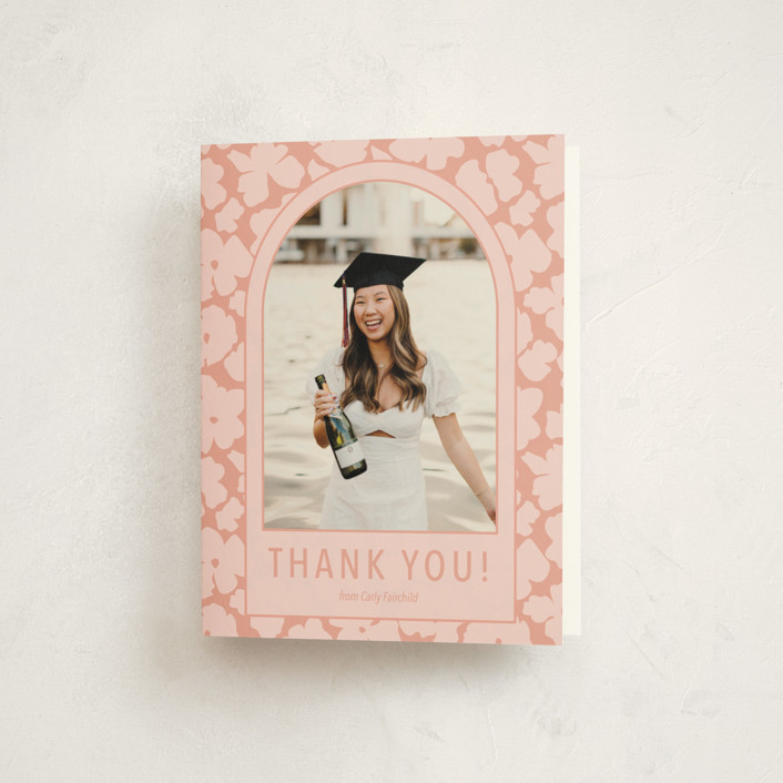 Pink Graduation Announcement