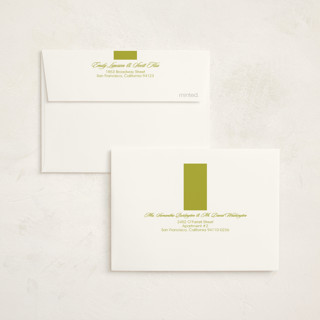 This is a citron graduation thank you cards with standard by Cleghorn Creative called classic pop printing on strathmore in standard