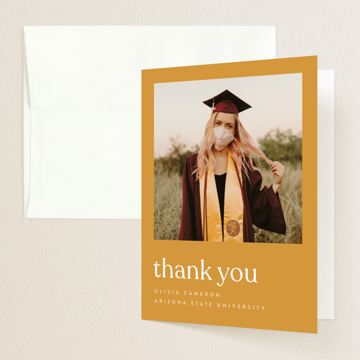 Graduation Thank You Card Messages Wording Minted