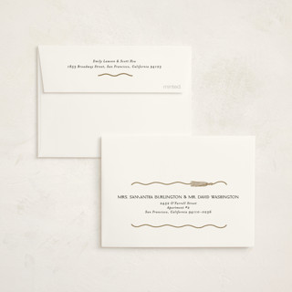 This is a snow graduation thank you cards with standard by Susan Zinader called tassel scallop printing on strathmore in standard