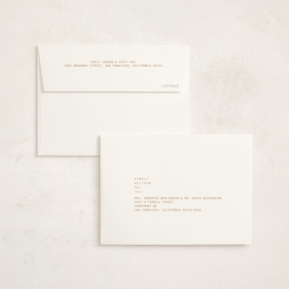 This is a salmon graduation thank you cards with standard by Ellen Schlegelmilch called leila printing on strathmore in standard