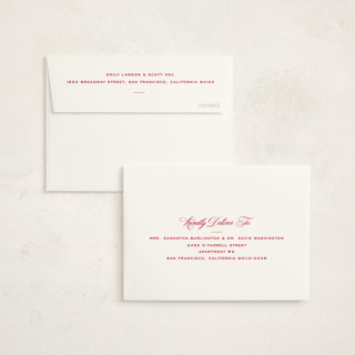 This is a cardinal graduation thank you cards with standard by Megan Davis called cannes printing on strathmore in standard