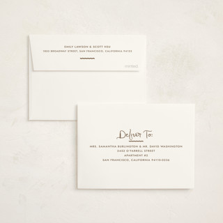 This is a lilac graduation thank you cards with standard by Megan Davis called augusta printing on strathmore in standard