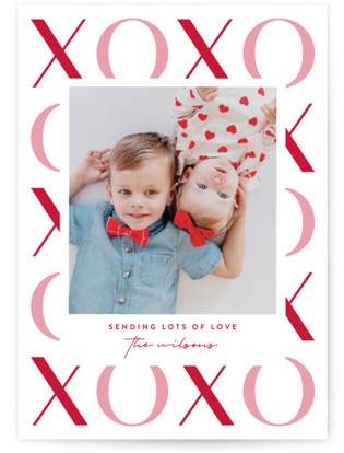 This is a bubblegum valentines day by Jessica Corliss called xo border