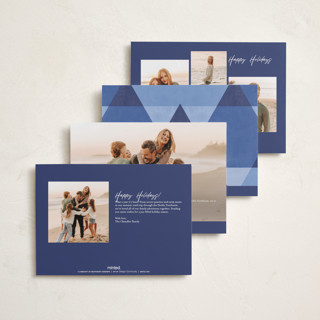 This is a denim hanukkah cards with standard by Robert and Stella called hanukkah star printing on recycled smooth signature in petite