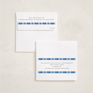 This is a cerulean hanukkah cards with standard by Morgan Kendall called newport printing on recycled smooth signature in standard