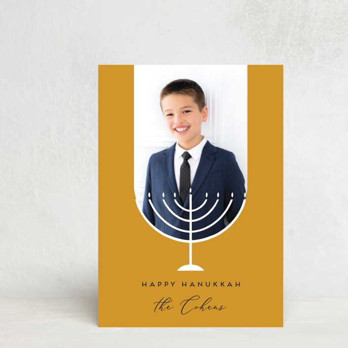 Hanukkah Simplicity Hanukkah Postcards by Jamie Alexander Minted