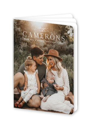 This is a glacier holiday booklette cards with standard by Melanie Kosuge called chic minimal printing on signature80 in booklette